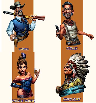 Wild west - far west - historix - scale 75