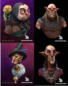 amadeu Aldavert  - Dragon miniatures Elisabeth Kaplar Dorothy Kamarun 