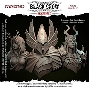 Elven Heroes pack - black crow miniatures