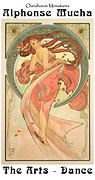 dance mucha ouroboros miniatures art nouveau