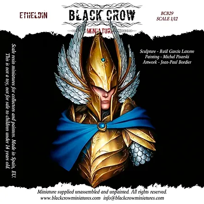 etheldin - elven heroes - black crow miniatures
