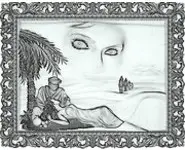 Mirage (+cadre)-1/2 rond