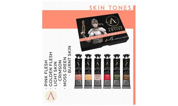 Skin Tones - 6 tubes