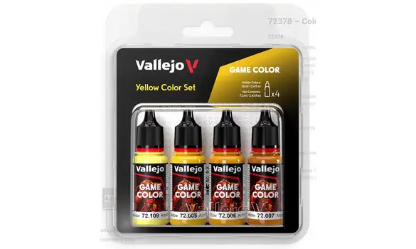 Set Jaune - 4 flacons