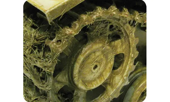 Environnement : boue et herbe