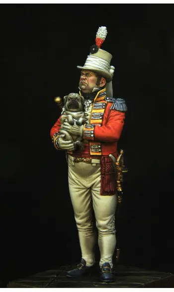 Officer with pug - 75 mm