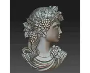 Caméo avec raisins -75mm