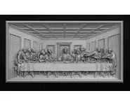 La cène (avec décor) - 1/45 env.