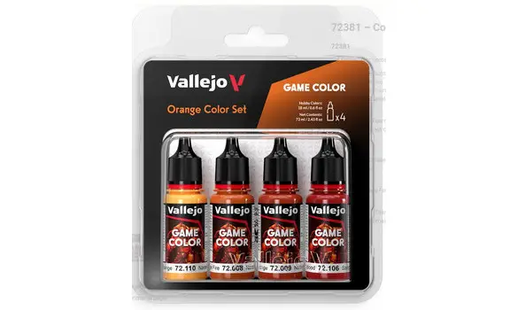 Set orange - 4 flacons