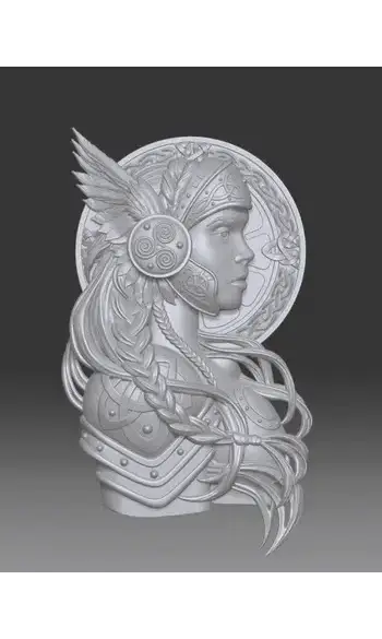 Guerrière Viking -1/2 rond