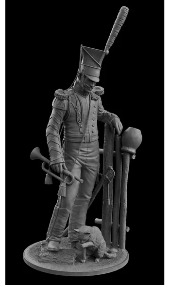 Staff-Trumpeter-54mm