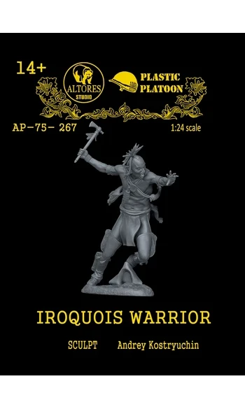Iroquois warrior (3)-75mm
