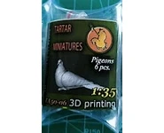 Pigeons x6 - 1/35