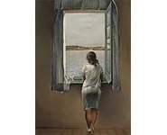 La fille à la fenêtre-1/4 rdb