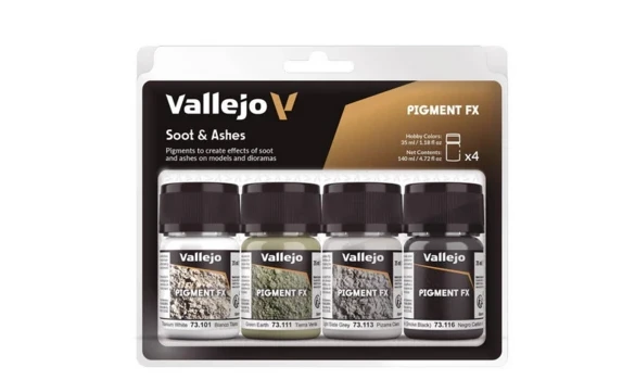 Suie et cendres- 4 flacons