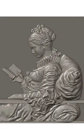 La liseuse - 1/2 rond