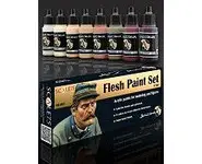 Flesh paint set - 8 flacons