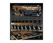 Woods and leathers paint set - 8 fl.