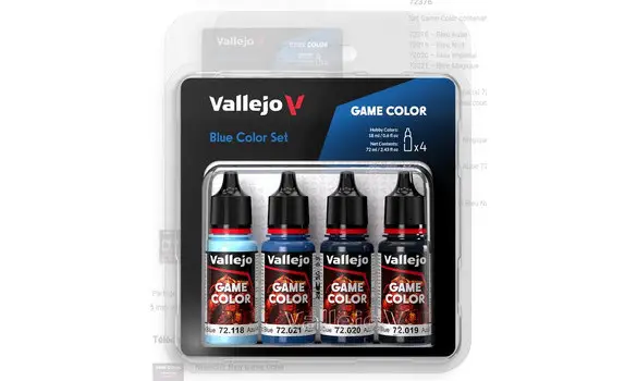 Set Bleu - 4 flacons