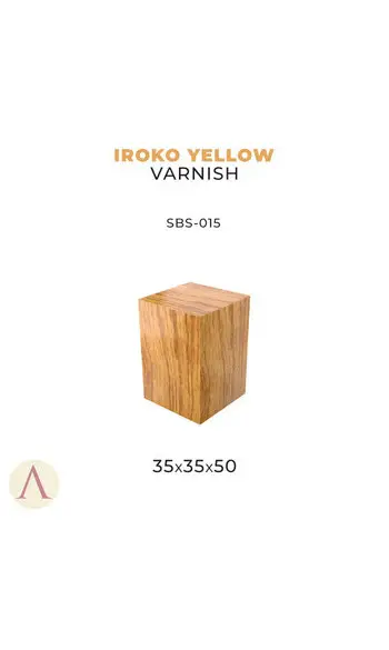 Iroko Yellow 35x35x50