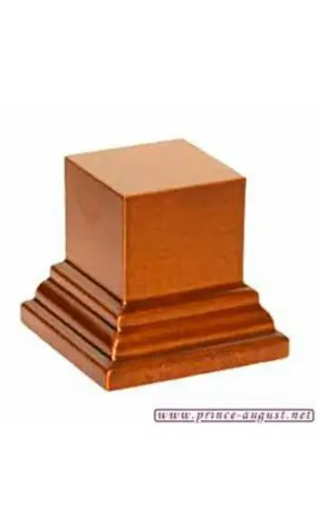 Socle carré 30x30 mm - Noisette